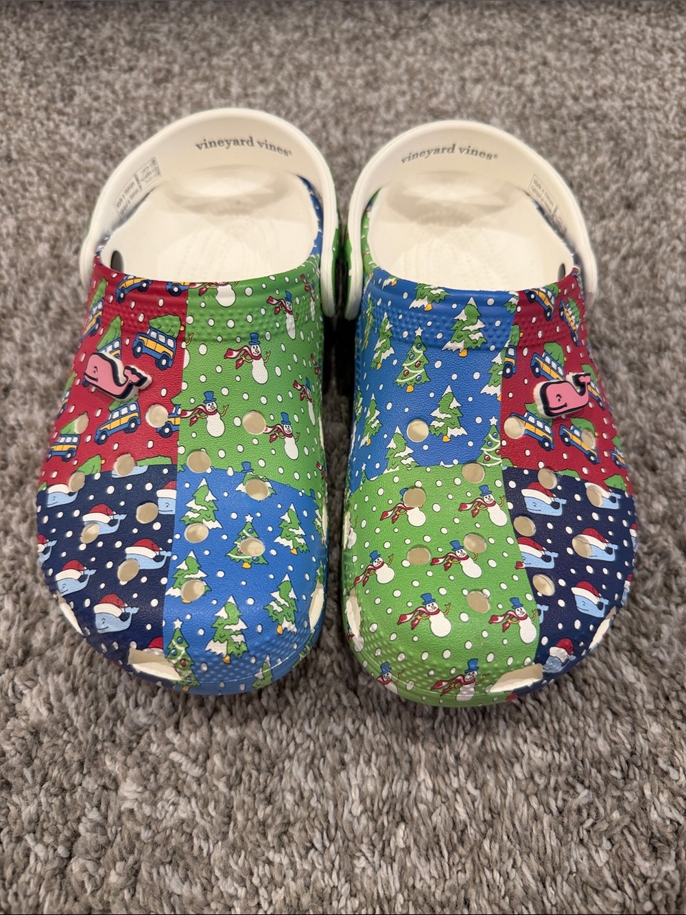CROCS Kids' Multicolor Patchwork Holiday Clog